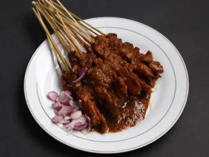 Sate ayam bumbu kacang